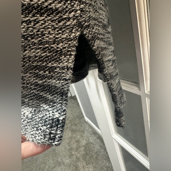 American Eagle Grey Knit Zip Up Sweater - Picture 2 of 8